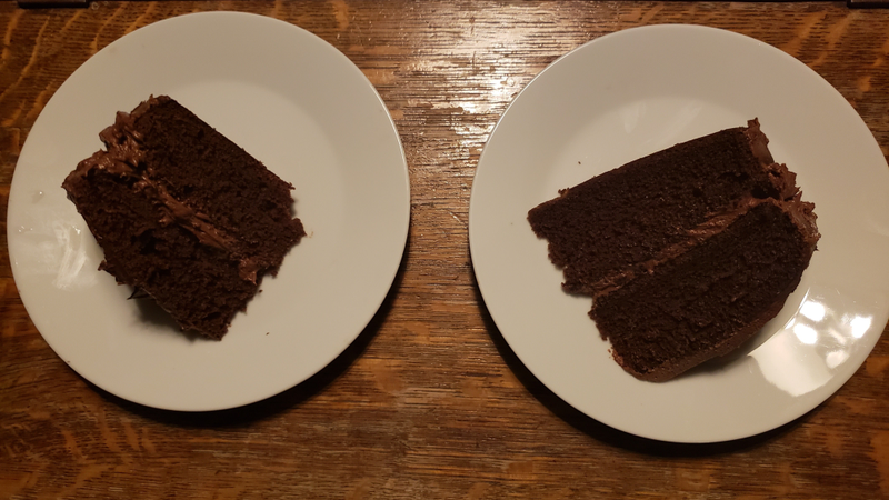 Illustration for article titled I made chocolate cakes with both mayo and sour cream and there's a clear winner